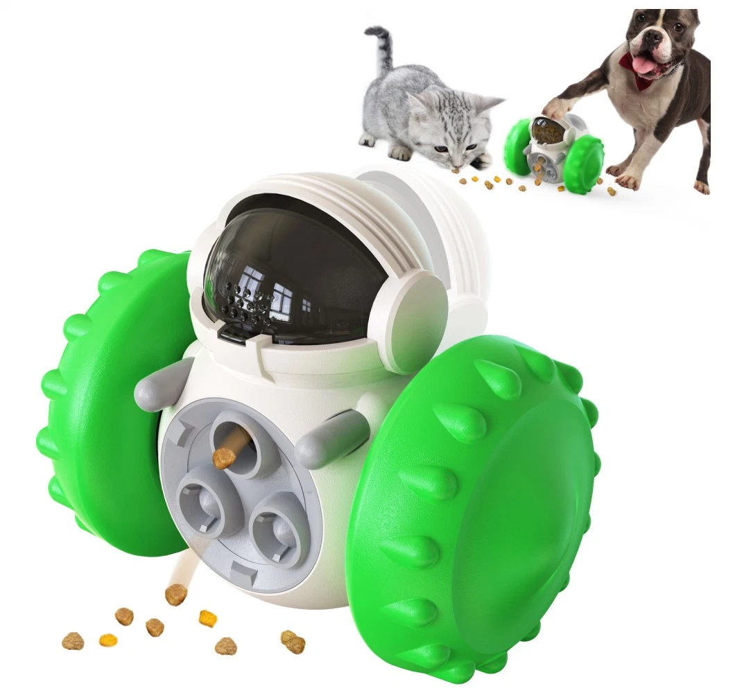 Food Feeder Pet Educational Toy Cat Dog Exercise Balance Car Food Leaker