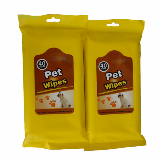 특수 부직포 항균 약용 생분해 성 대나무 녹색 소독 부드러운 차 데오도란 애완견 고양이 청소 물티슈