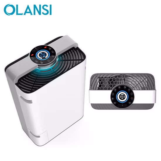 가정용 침실 용 UVC 소독 공기 청정기 먼지 흡연자 알레르기 꽃가루 애완 동물을위한 휴대용 공기 필터 Olansi